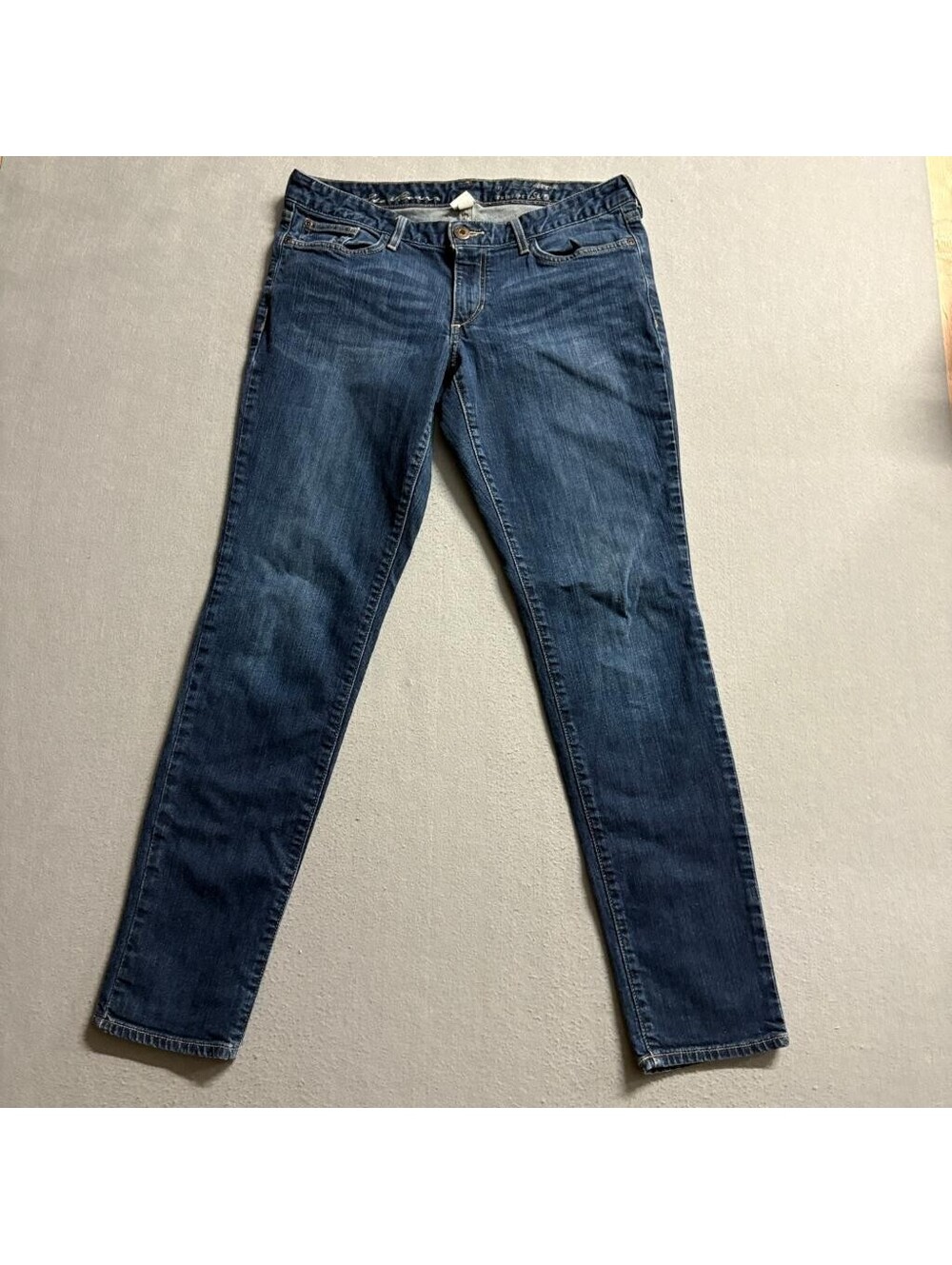 Eddie Bauer Modern Slim Jeans Womens Size 10 Medium Wash Blue Denim Stretch